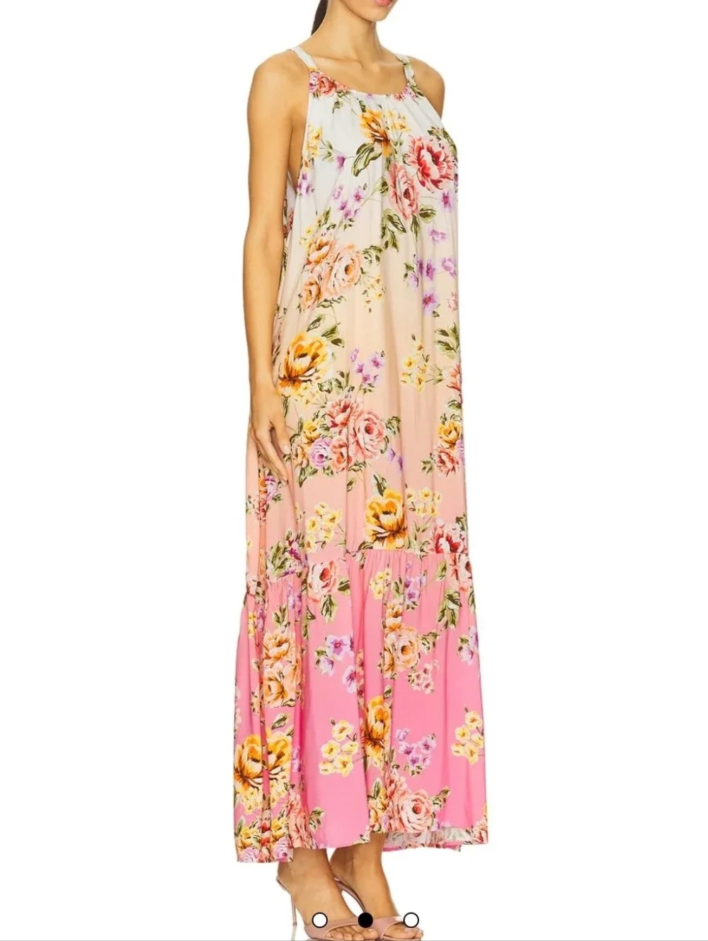 Pq Swim Bahia Leilani Cover Up Dress Size XS/S in Multi NWT $164 Resort Wear
